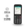 Imagem de Celular de barrinha ObaZapp II 3G com WhatsApp 4GB 512MB RAM Obabox - OB057