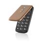 Imagem de Celular Multilaser Flip Vita Dual Chip MP3 Dourado - P9043