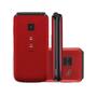 Imagem de Celular Multilaser P9021 Flip Vita Vermelho Dual Chip Mp3