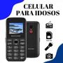 Imagem de Celular para idosos vita iv botão sos dual teclas grandes p9120 - MULTILASER