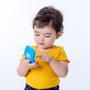 Imagem de Celular Telefone De Brinquedo Musical Bebê Infantil Criança Menino Menina Pimpolho Branco Azul