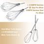 Imagem de Cenipar W10490648&KHMPW- KHM2B W10490648 Batedor turbo de mistura manual Turbo Beaters (2 Pacote) & KHMPW Inoxidável Aço Inoxidável Pro Whisk (2 Pack) Fit para KHM512BM KHMPW