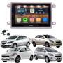 Imagem de Central Mp5 Mr7070 Android Auto Carplay Via Cabo + Moldura e Camera De Ré