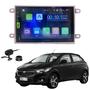 Imagem de Central Mp5 Vision Android Auto Carplay Via Cabo + Moldura e Camera De Ré