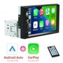 Imagem de Central Multimídia 1Din Carplay, Android Auto, Aceita Câmera