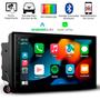 Imagem de Central Multimídia 7 Polegadas MP5/BT CarPlay Android Auto + Moldura Prata Hilux Corolla - AP565