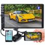 Imagem de Central Multimídia Mp5 2 Din Espelhamento Android Auto Carplay Ios Câmera Ré Bluetooth Usb Sd Aux