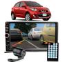Imagem de Central Multimidia Nissan March 2014 2015 2016 2017 2018 Mp5 Espelhamento Moldura Câmera
