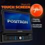 Imagem de Central Multimidia Retrátil Pósitron SP6730DTV 7” 1 Din Espelhamento Android Bluetooth DVD MP3 USB