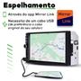 Imagem de Central Multimídia Universal Mp5 2 Din com Espelhamento Usb Dvd Bluetooth