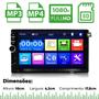 Imagem de Central Multimídia Universal Mp5 2 Din com Espelhamento Usb Dvd Bluetooth