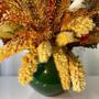 Imagem de Centro de Mesa com Flores Secas Elegância e Estilo Rústico
