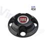 Imagem de Centro de Roda Ferro Fiat Siena Aro 13 14 15 Kit c/ 4 Unid 4x100 Preto