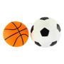 Imagem de Centro Esportivo Infantil rede Basquete e trava Futebol Didático 2 em 1 com bola de futebol e de basquete brinquedo interativo