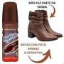 Imagem de Cera Líquida Ingleza Brilho E Proteção Para Calçados Botinas Botas Sapatos Polidor e Graxa Marrom 60ml