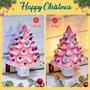 Imagem de Ceramic Christmas Tree Night Light Brightown, 6 polegadas, pacote com 2