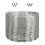 Imagem de Cerca concertina dupla clipada galvanizada 30cm 05 metros