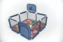 Imagem de Cercadinho Asafe Confort Plus Azul + Tapete Infantil de Atividades