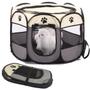 Imagem de Cercadinho Casinha Cachorro Gato Coelho Pet Animais Dobravel Portatil Canil Chiqueirinho Cao Resistente Multiuso Quintal Varanda Petshop Casa