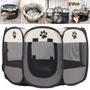 Imagem de Cercadinho Casinha Cachorro Gato Coelho Pet Animais Dobravel Portatil Canil Chiqueirinho Cao Resistente Multiuso Quintal Varanda Petshop Casa