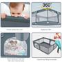 Cercado Para Bebê Brincar Grande Infantil Cercadinho Chiqueirinho 180x150 - Genuinos Imagem de Cercado Para Bebê Brincar Grande Infantil Cercadinho Chiqueirinho 180x150