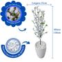 Imagem de Cerejeira Branca Planta Artificial com Vaso Decoração