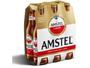 Cerveja Amstel Lager Puro Malte 6 Unidades - Long Neck 355ml Imagem de Cerveja Amstel Lager Puro Malte 6 Unidades