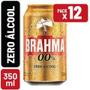 Imagem de Cerveja Brahma Zero Lata 350ml Caixa c/ 12 un 1x12 Unidades  350ml LATA