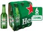 Imagem de Cerveja Heineken Puro Malte Lager Premium - Long Neck 6 Garrafas de 330ml