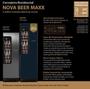 Imagem de Cervejeira Expositor Vertical Metalfrio 324 Litros Beer Maxx Preto Porta Inox VN28TP 220V Tanque plastico