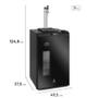 Imagem de Cervejeira Home Bar Electrolux Frost Free 100L com Torre de Chopp e Porta de Vidro Preta (EB10C)