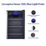 Imagem de Cervejeira Venax Com Alta Capacidade 100L - LED Azul Com Design Elegante e Moderno - Incrível Espaço Para 34 Garrafas de 600ml