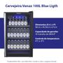 Imagem de Cervejeira Venax Com Alta Capacidade 100L - LED Azul Com Design Elegante e Moderno - Incrível Espaço Para 34 Garrafas de 600ml