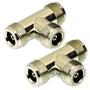 Imagem de CESS N Tipo Fêmea para N Tipo 2 Fêmea T Splitter Coaxial Coaxial Adapter - N 3-Way Fêmea Jack (2 Pack)