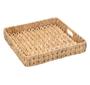 Imagem de Cesta/Bandeja Quadrada com Alça em Rattan 35Cm - Espressione