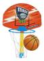 Imagem de Cesta Basquete Infantil Pedestal Ajustável Bola Rede 110cm