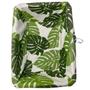 Imagem de Cesta com Tecido Retangular  Folhas Grande 37cm - Mundiart