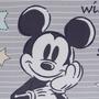 Imagem de Cesta de armazenamento Lambs & Ivy Disney Mickey Mouse Grey Canvas