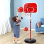 Imagem de Cesta De Basquete Infantil Aro De Basket Mini Basketball Tabela Basquetebol Rede Bola criança