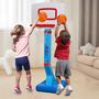 Imagem de Cesta de basquete Qirptey Toddler para uso interno/externo com bomba de esfera