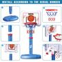 Imagem de Cesta de Basquete ShyLizard para Bebês - Uso Interno/Externo com 3 Bolas