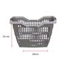 Imagem de Cesta De Compras Kit Com 10 Cestas 12L C/ Alças Supermercado