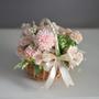 Imagem de Cesta de Flores de Rattan RESOYE (15x8cm) - Pacote com 2 Unidades