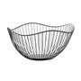 Imagem de Cesta de Frutas Wokex - Estilo Nórdico em Metal com Design Wave Twill