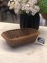 Cesta de rattan plastico retangular - LYOR Imagem de Cesta de rattan plastico retangular