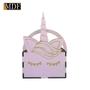 Imagem de Cesta de Unicornio com Alça para Decoração Kit 5 Un. Mdf Madeira Gel Rosa