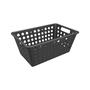 Imagem de Cesta One grande 28,8 x 19,1 x 12,3 cm Preto Coza Brinox - 10806/0008