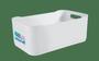 Imagem de Cesta Organizadora Grande Coza Fit 30,5 x 18,5 x 12 cm Branco