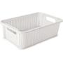 Imagem de Cesta organizadora trama 26x16cm 2,1l plasutil