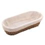 Imagem de Cesta Oval de Sisal com Forro em Tecido 28cm Wolff